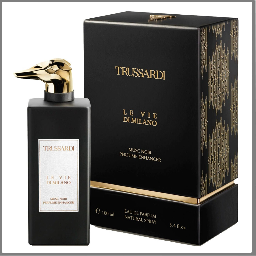 Trussardi Le Vie di Milano Musc Noire Perfume Enhancer парфумована вода 100 ml. Трусарді Мілано Муск Нор