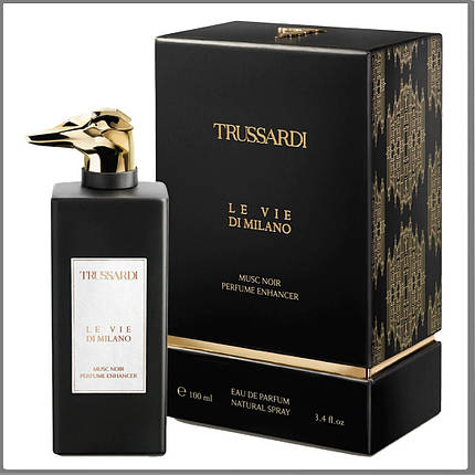 Trussardi Le Vie di Milano Musc Noire Perfume Enhancer парфумована вода 100 ml. Трусарді Мілано Муск Нор, фото 2
