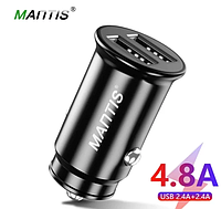 Автомобильное зарядное устройство Quick Charge 3.0 USB Mini 2 port Mantis XD3B. Зарядка в машину