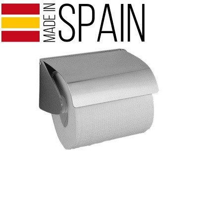 Матовий закритий тримач для туалетного паперу Nofer Classic 05013.S, фото 1