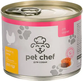 Паштет Pet Chef з куркою для цуценят 360г