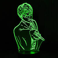 Акриловый светильник-ночник Гарри Поттер зеленый tty-n001571