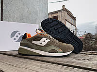 Мужские кроссовки Saucony Shadow 6000 70587-1s Olive Orange хаки Оригинал