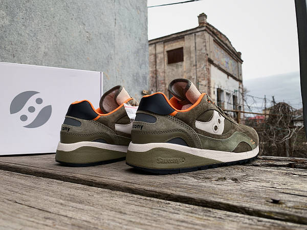 Saucony Shadow 6000 70587 1s Olive Orange sinitsa shop 1607941432