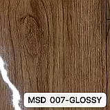 Плівка ПВХ MSD 007-GLOSSY глянцева з малюнком під дерево для натяжних стель, ширина рулону 3,2 м., фото 2