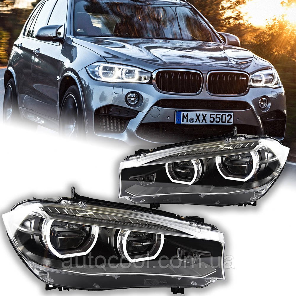 Передні лед фари BMW X5 F15 2013-2018 г. БМВ Х5 Ф15