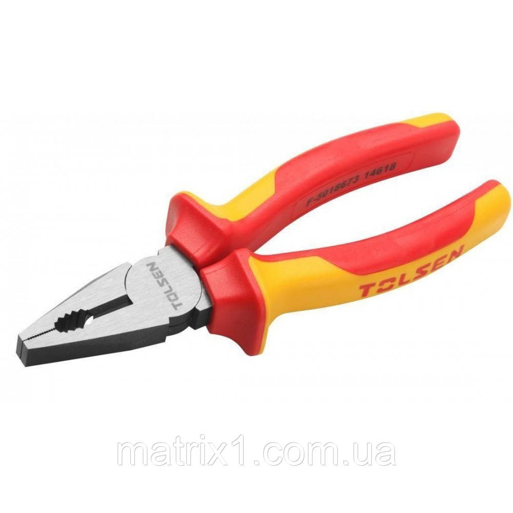 Ізольовані пасатижі Premium 200 мм TOLSEN V38118, фото 1