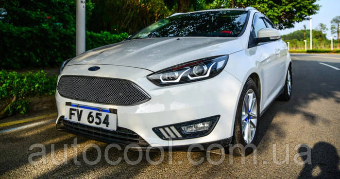 Передние тюнинг фары Ford Focus 3 рестайлинг 2015-2018 г.в. Форд Фокус ...