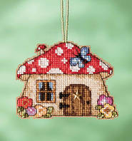 Набор для вышивания "Mushroom House//Грибной дом" Mill Hill MH162215