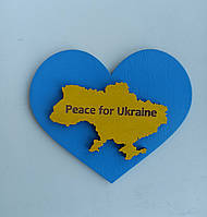 Українські патріотичні магніти на холодильник з картою України
