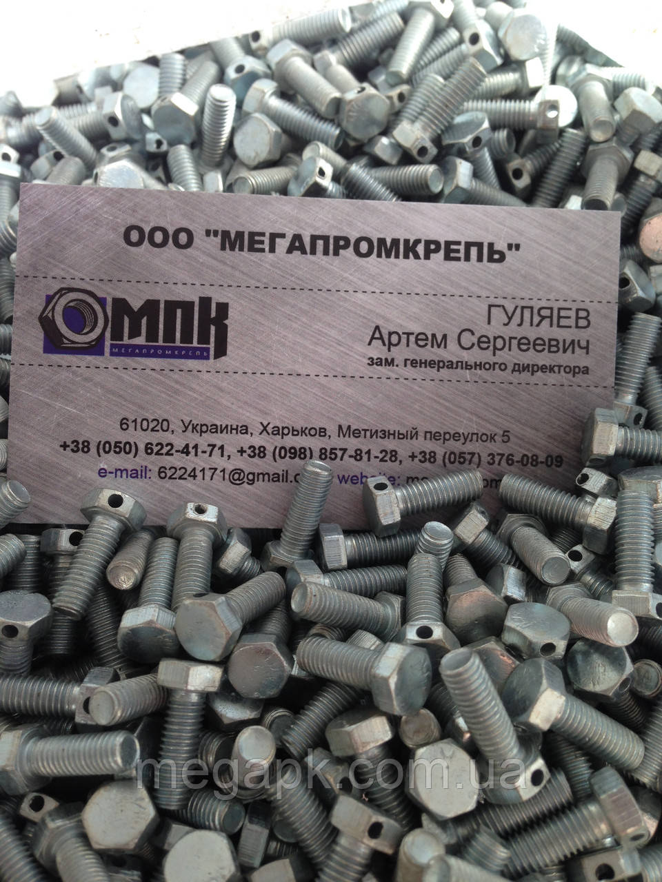 Контролювальні болти DIN 962