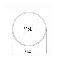 Протекторное термокольцо для натяжных потолков - диаметр 150 мм (наружный 162,2мм)