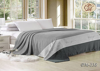 Плед із флісу Смуга на сірому (140*210)