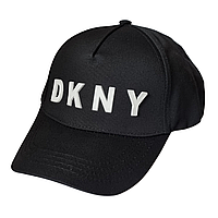 Черная Котоновая женская бейсболка DKNY