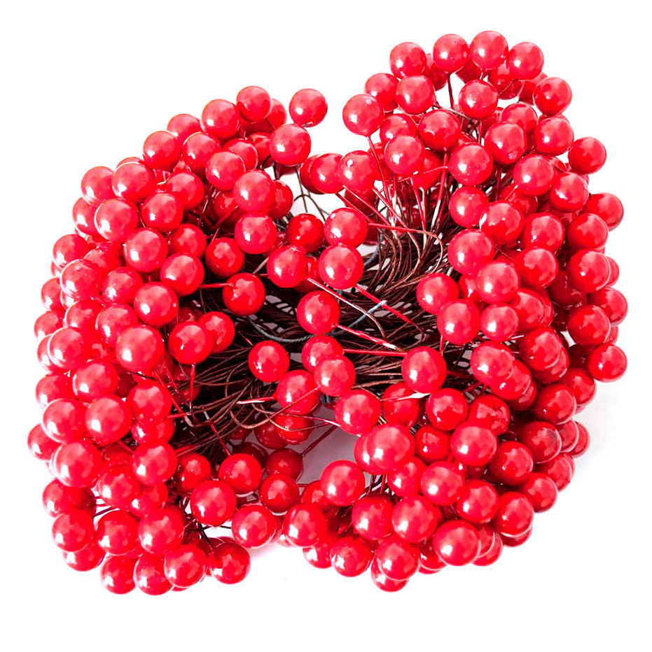 Калина гладка ЧЕРВОНА, 36-40 шт, d=11 мм, фото 1
