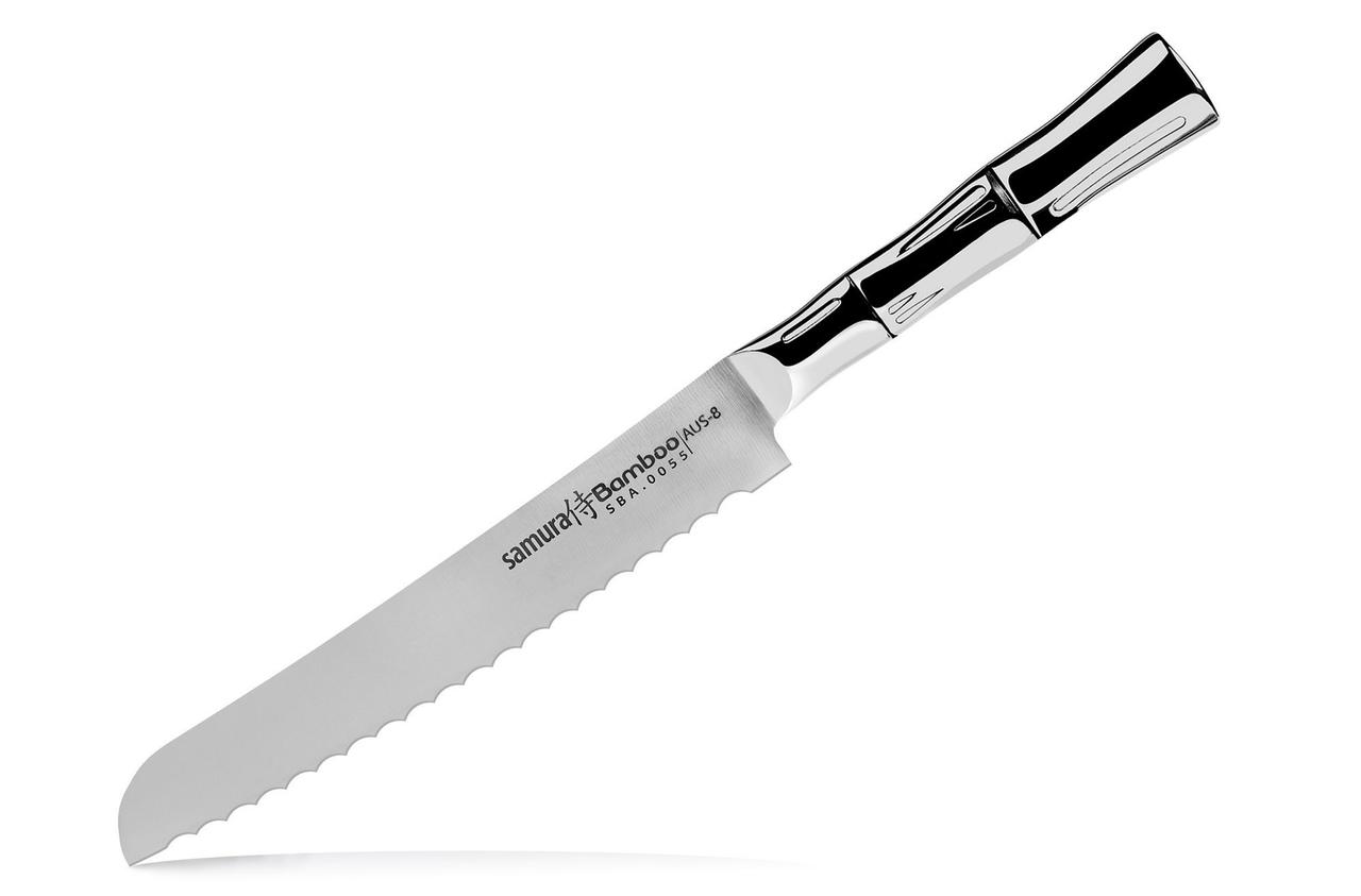 Нож кухонный для хлеба 200 мм Samura Bamboo (SBA-0055)