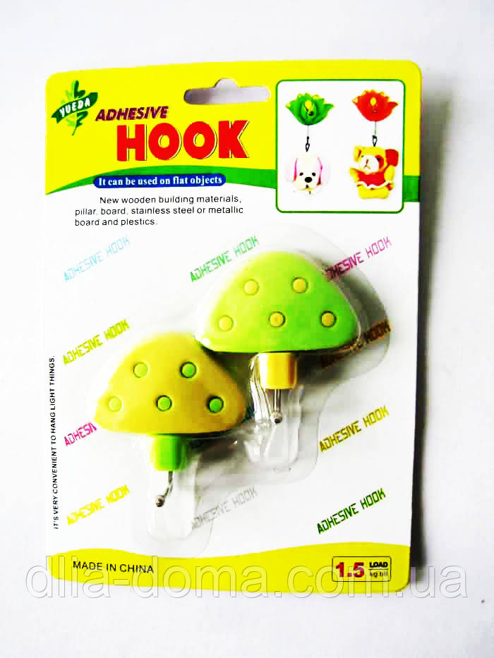 Набір гачків 2 шт Гриби, фото 1