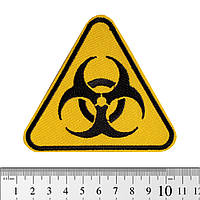 Нашивка Biohazard (yellow) (pt-054)