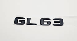 Емблема напис багажника Mercedes GL63 чорний