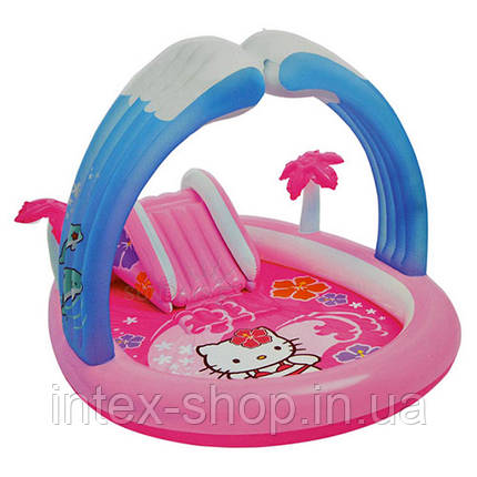Дитячий надувний ігровий центр з душем "Hello Kitty" Intex 57137, фото 2