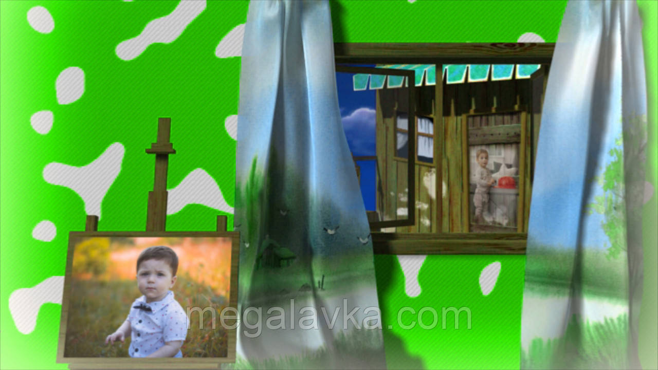 Изготовление детского 3D Видеоальбома-мультфильма из ваших фотографий (слайд-шоу) с музыкой "Городок сказок" - - фото 6 - id-p1608020076