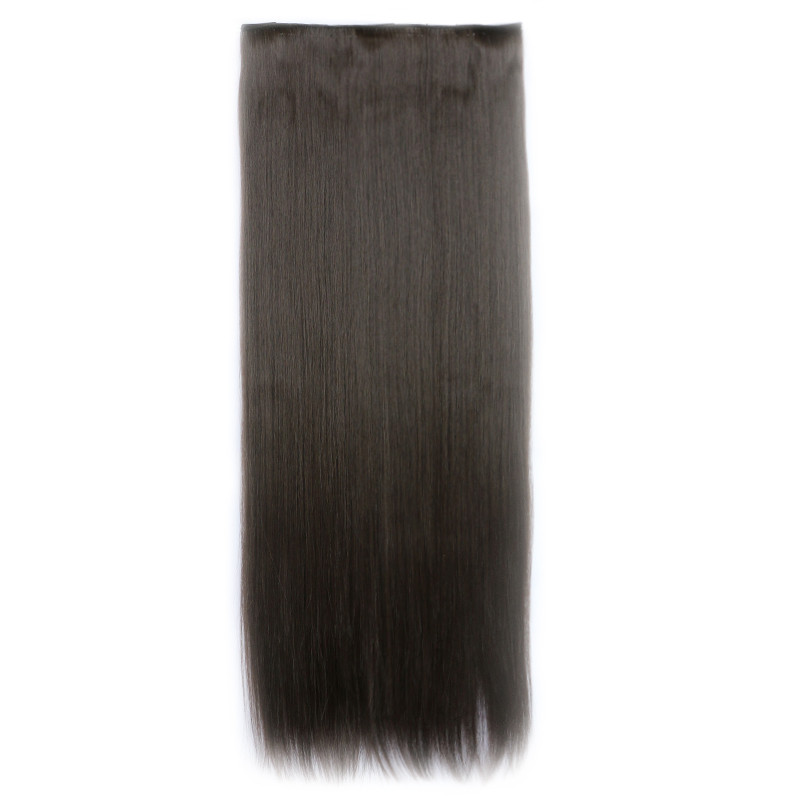 Штучне волосся на шпильках. Колір #06B Каштановий, фото 1