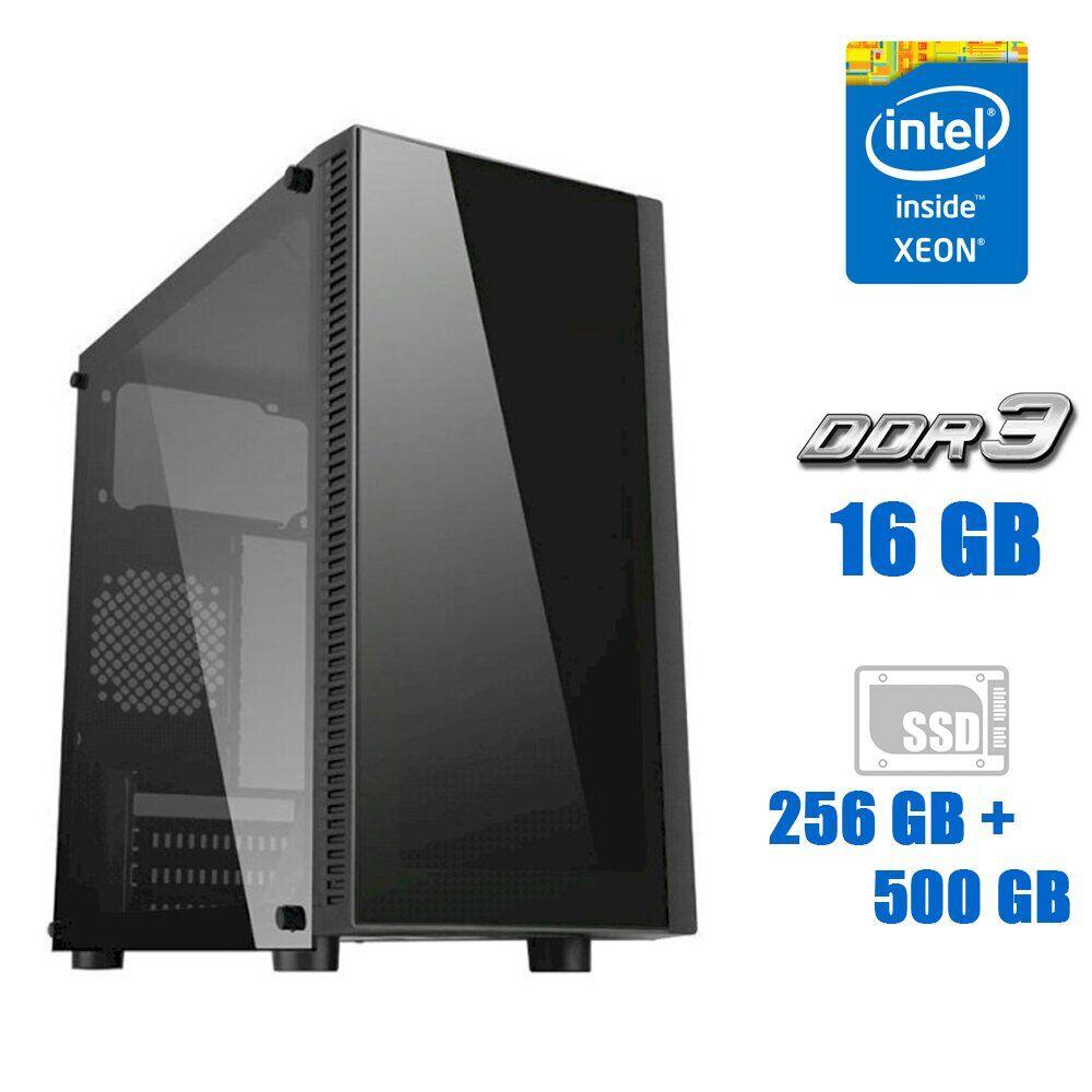 Робоча станція Vinga/2x Xeon E5-2640 6(12)ядер 2.5-3.0GHz/16GB DDR3 ECC/256GB SSD M.2+500GB SSD/Quadro K4000