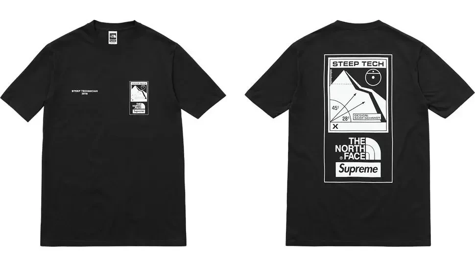 Футболка SUPREME North Face, Футболка Супрім