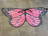 Маскарадні крила метелика RESTEQ. Крила Феї, Рожеві, фото 4