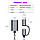 Шнур для зарядки адапттер USB OTG на Type-C+Micro GARAS No1575, фото 2
