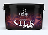 "Silk White" 1 л - перламутрова штукатурка ТМ Imagine Decor