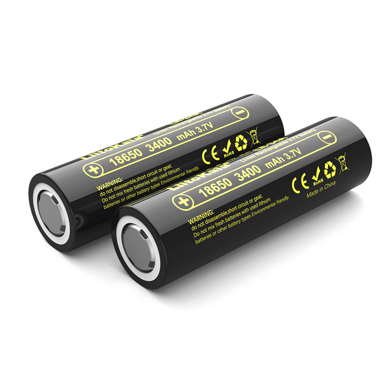 Акумулятор 18650 3400mAh LiitoKala Li-Ion Lii-34A (без захисту) (NCR18650B)