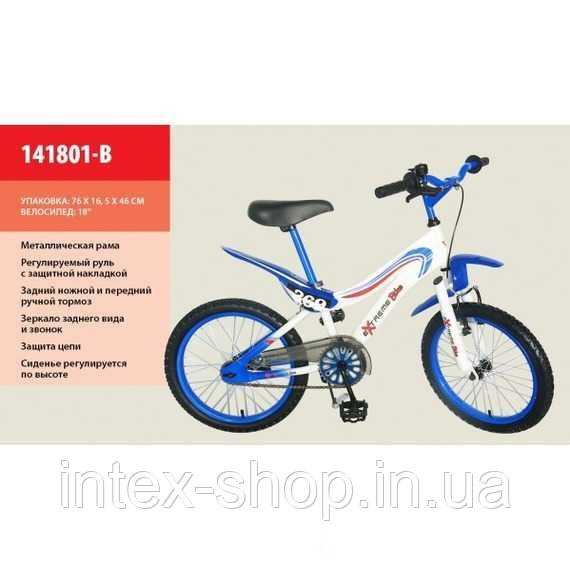 Велосипед 2-колісний 18 дюймів 141801-B