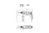 Дриль Metabo BEV1300-2 (безключовий патрон), фото 2