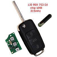 Викидний ключ для VOLKSWAGEN 1J0 959 753 DJ 315mhz Chip48