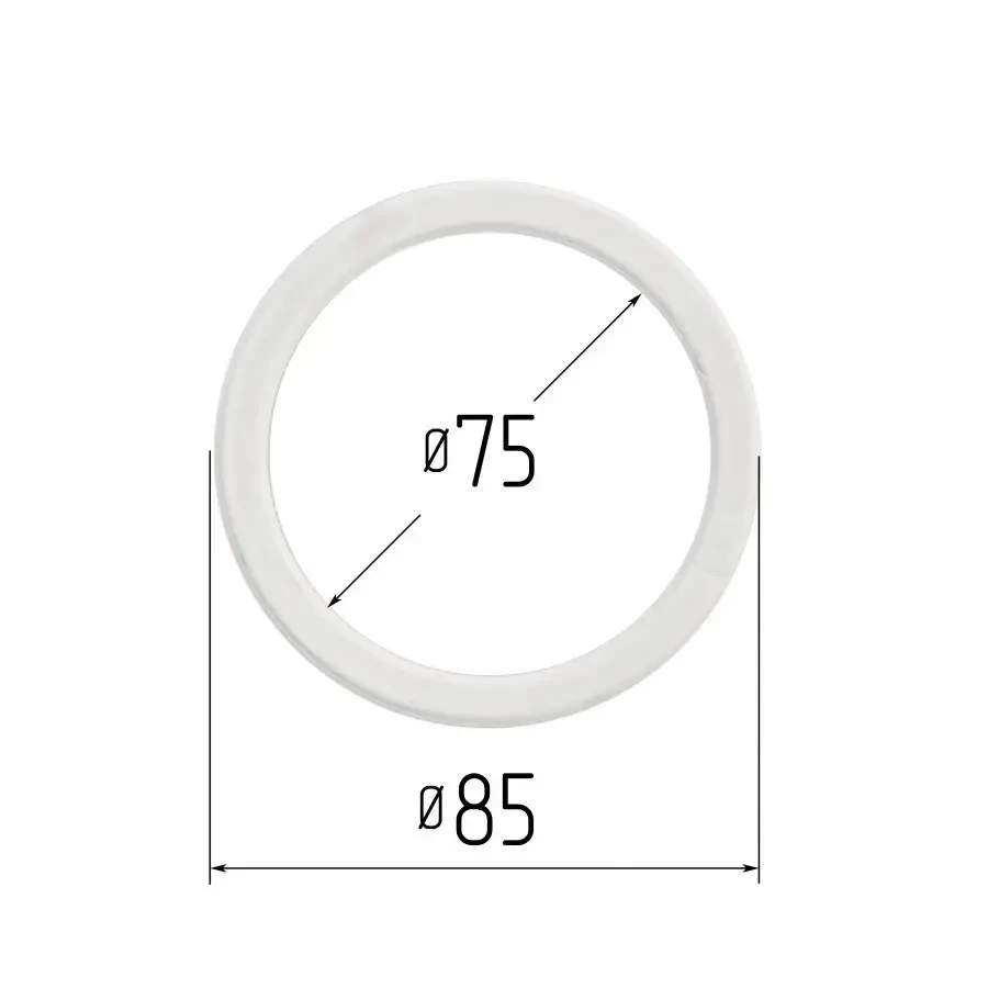Протекторное термокольцо для натяжных потолков - диаметр 75 мм (наружный 85мм)
