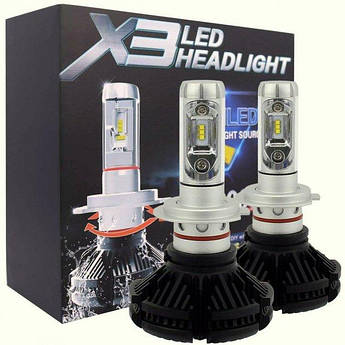 Лед лампы. LED лампы комплект X3 Н11 (ZES, 6000LM, 50W)