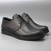 Туфли кожаные черные мужская обувь комфорт на каждый день большие размеры Rosso Avangard Cardinal Black Ink BS