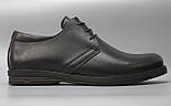 Туфлі шкіряні чорне чоловіче взуття комфорт на кожен день демісезонне Rosso Avangard Cardinal Black Ink, фото 2