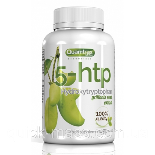 Вітаміни від стресу триптофан Quamtrax 5 – HTP 100 mg – 90 капс, фото 1