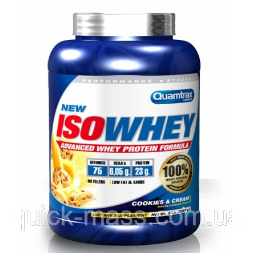 Протеїн ізолят без цукру Quamtrax Iso Whey 2270g