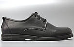Туфлі комфорт із натуральної шкіри чоловіче взуття на кожен день Rosso Avangard Winterprince Polyderby Black, фото 2