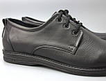 Туфлі комфорт із натуральної шкіри чоловіче взуття на кожен день Rosso Avangard Winterprince Polyderby Black, фото 7