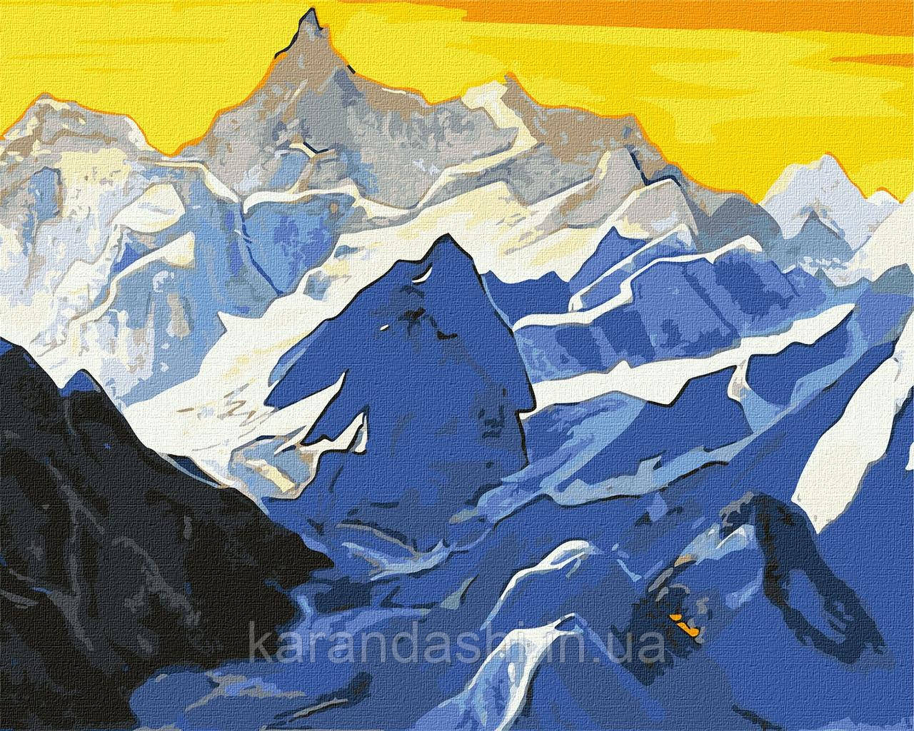 Картины По Номерам -Гималайские Горы ©Николай Рерих (КНО2867), 40*50см ...