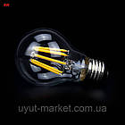 Світлодіодна прозора лампочка 8Вт E27 A55 LM718 4500K, фото 6