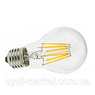 Світлодіодна прозора лампочка 8Вт E27 A55 LM718 4500K, фото 8