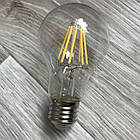 Світлодіодна прозора лампочка 8Вт E27 A55 LM718 4500K, фото 2