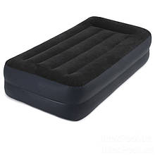 Надувне ліжко intex 64122, 99-191-42 см, електронасос