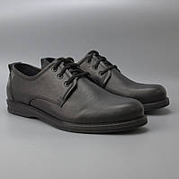 Туфлі комфорт із натуральної шкіри чоловіче взуття на кожен день Rosso Avangard Winterprince Polyderby Black