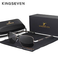 Мужские поляризационные солнцезащитные очки KINGSEVEN N724 Gun Gray